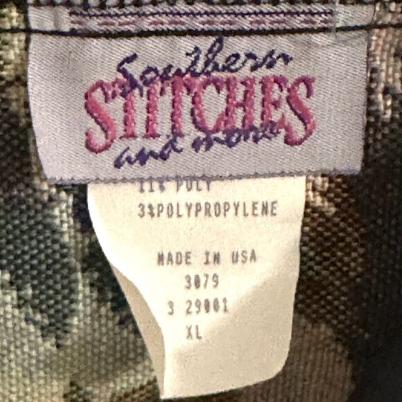 Unique Southern Stitches And More Embroidery-Like Women's Full Zip Jacket XL - Picture 5 of 5